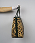 Leopard Shopping Tote, bottom view